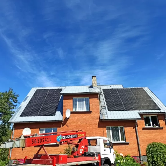 Saules paneli jumtā, Viļāni