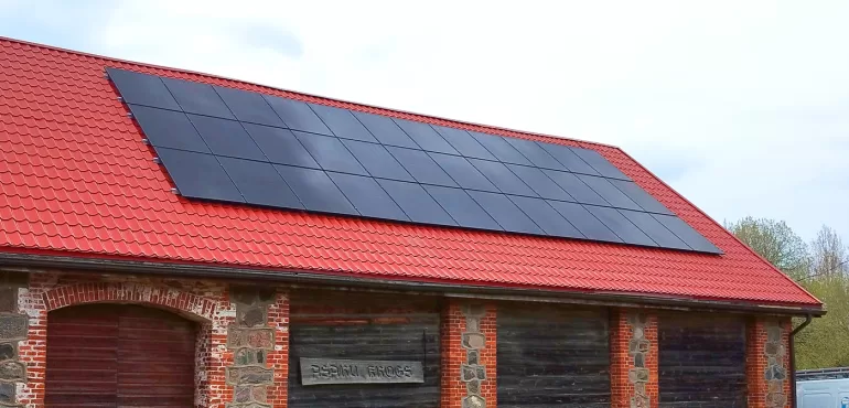 Saules paneļu uzstādīšana Latvijā