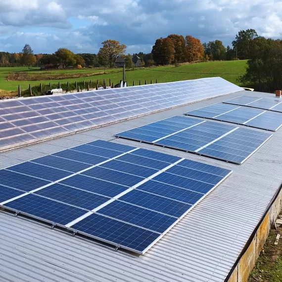 Saules paneļi uzņēmumiem